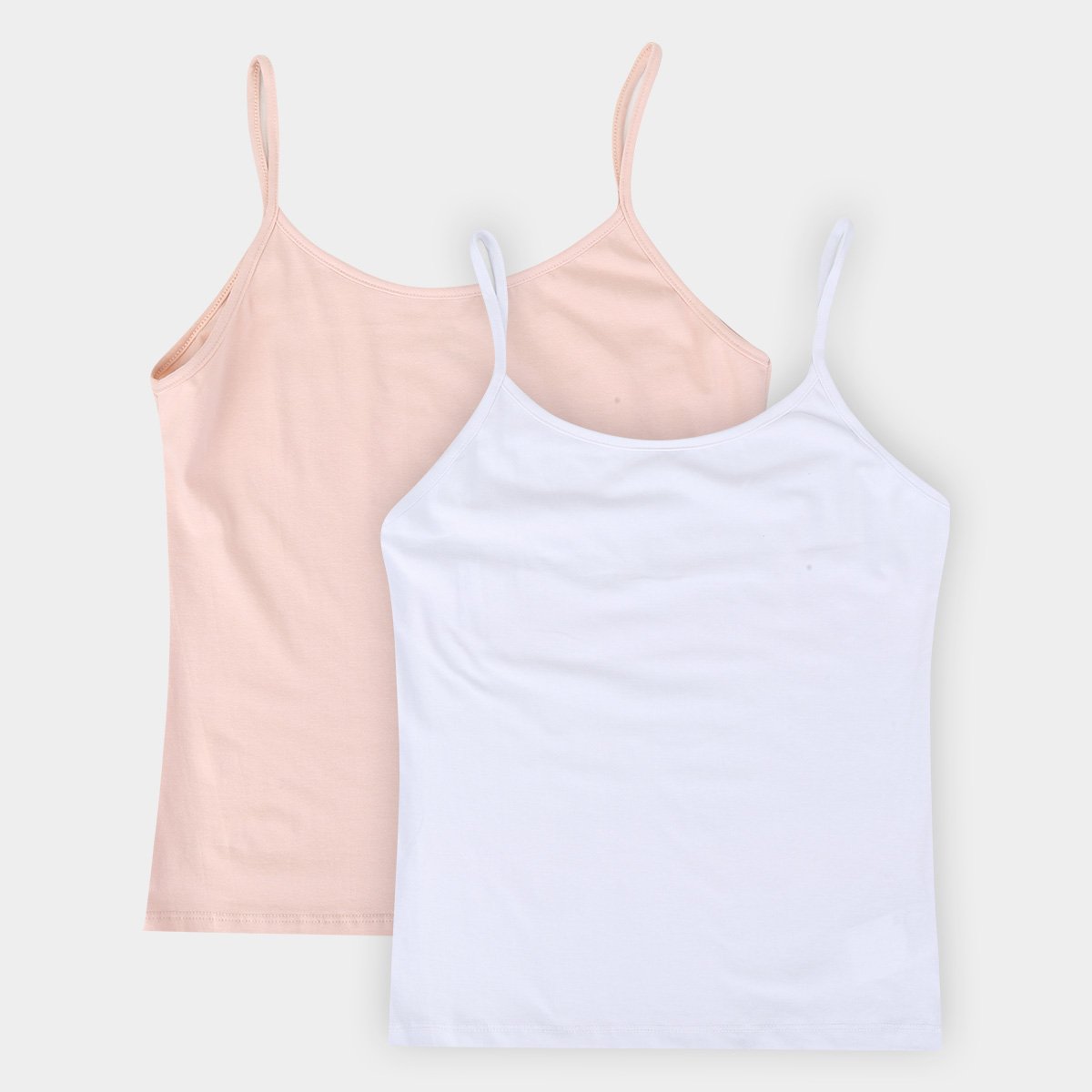 Kit Regata Abrange Básica Feminina Menor preço em Kit Regata Abrange Básica Feminina