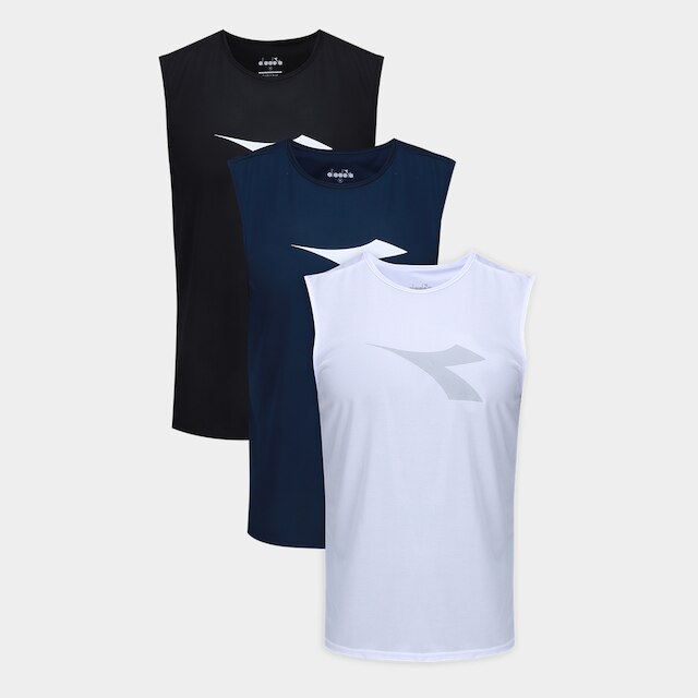 Kit Regata Diadora Com 3 Pecas Masculina
