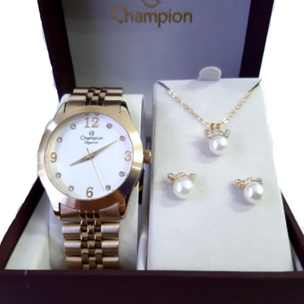 KIT RELÓGIO CHAMPION CN25298W