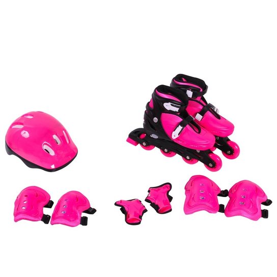 Kit Rollers Radical Ajustável - Rosa