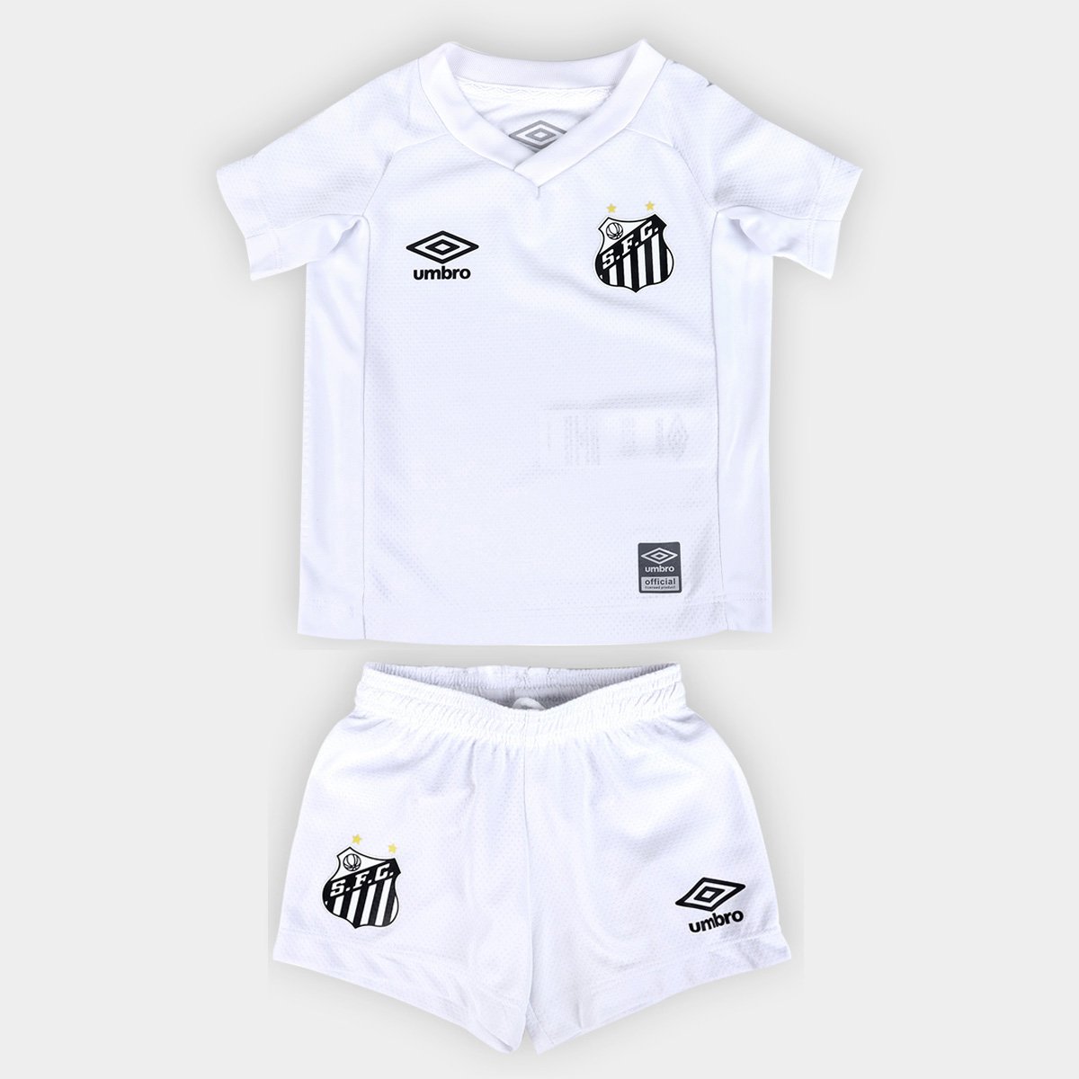 Kit Santos Infantil I 22/23 s/n° Torcedor Umbro Menor preço em Kit Santos Infantil I 22/23 s/n° Torcedor Umbro