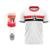 Kit São Paulo Oficial - Camisa Stencil + Caneca + Chaveiro - Masculino - Branco