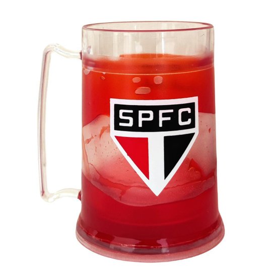 Kit São Paulo Oficial - Camisa Stencil + Caneca + Chaveiro - Masculino
