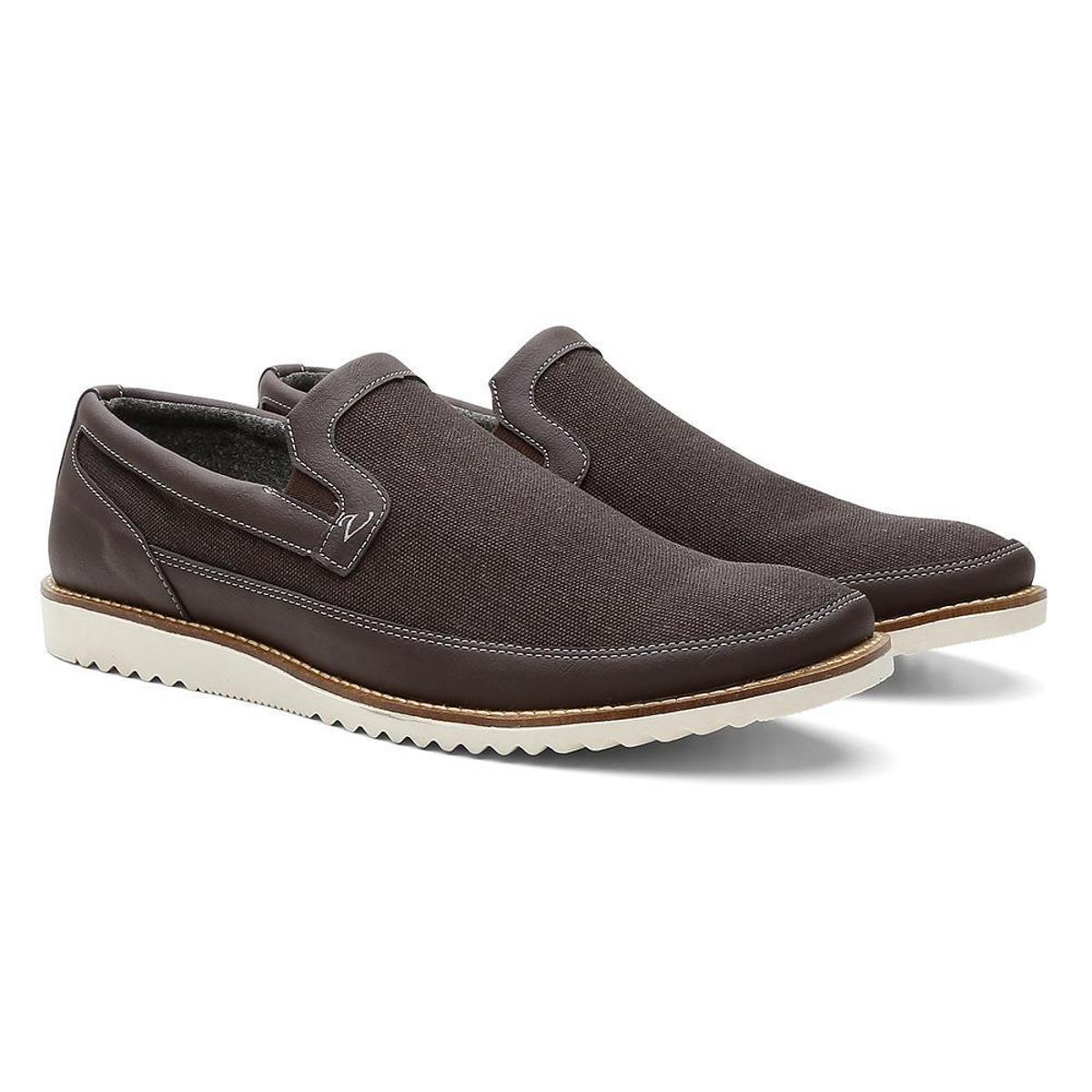 Kit Sapatenis Casual Slip On + Sapatenis Thor Venetto - Café | Netshoes