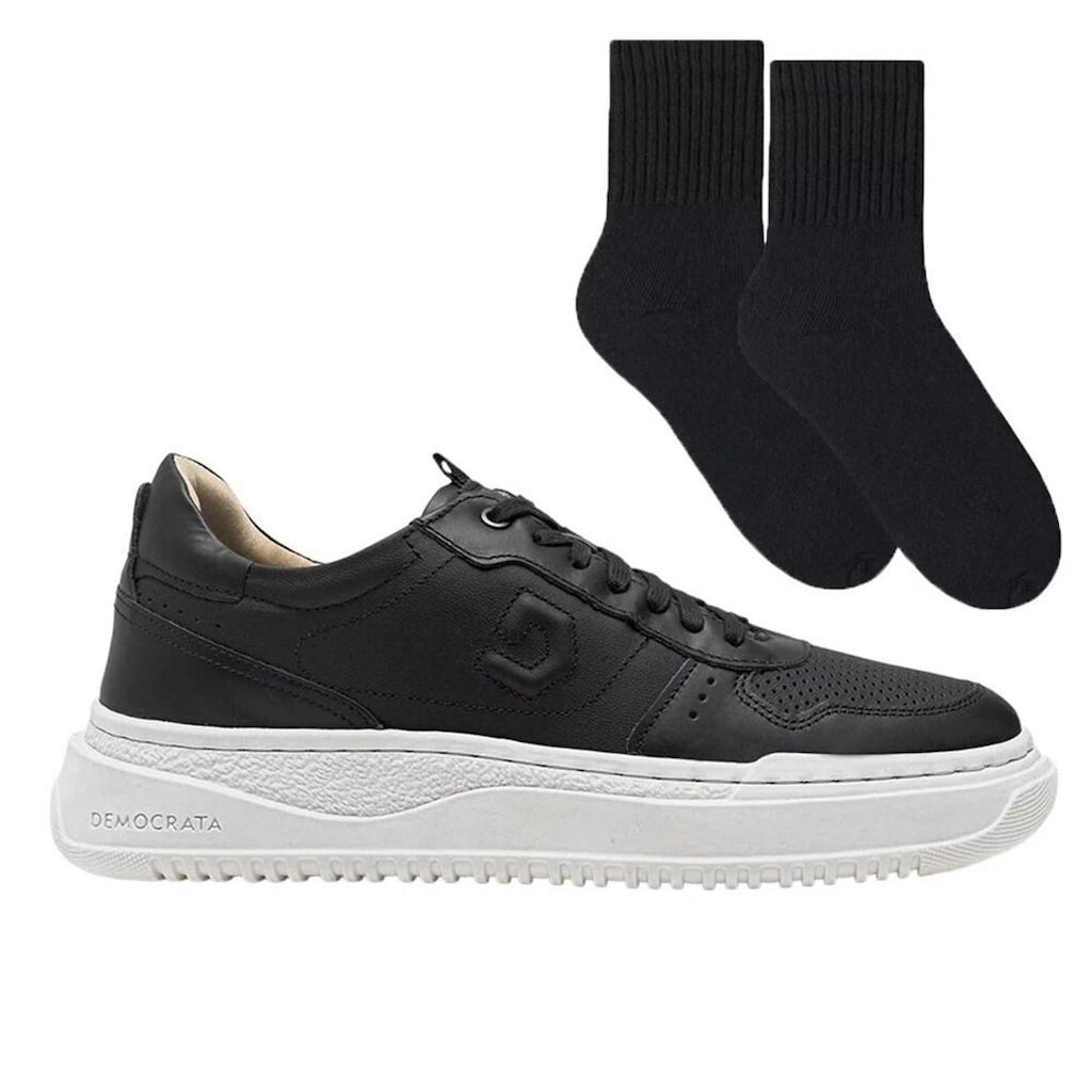 Kit Sapatênis Democrata Denim Block Masculino + M