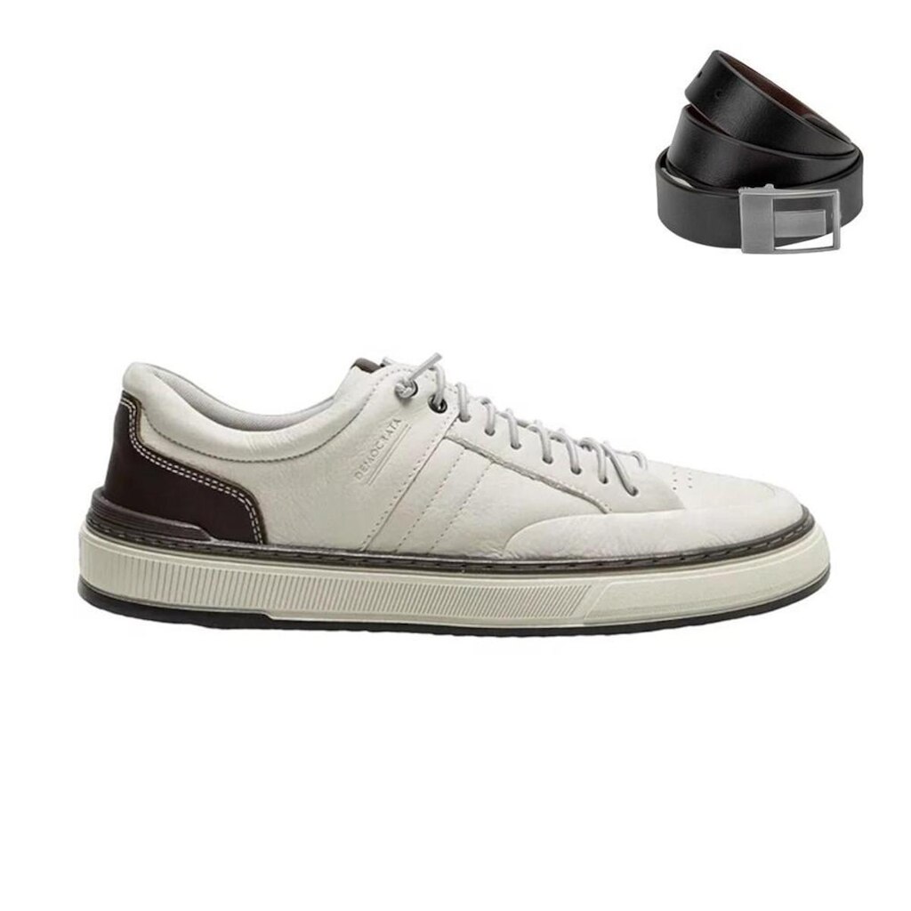 Kit Sapatênis Democrata Denim City Masculino + Ci
