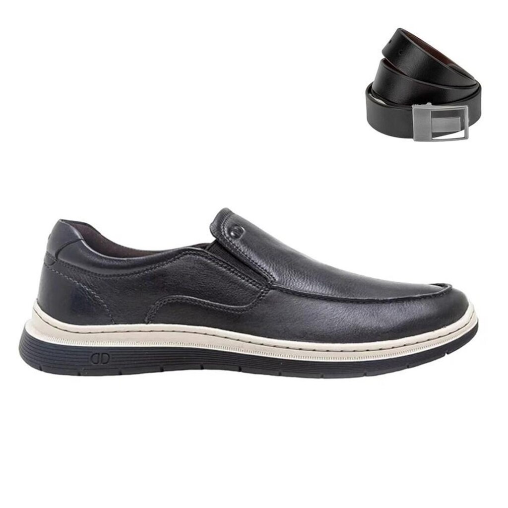 Kit Sapatênis Democrata Easy Leave Masculino + Ci