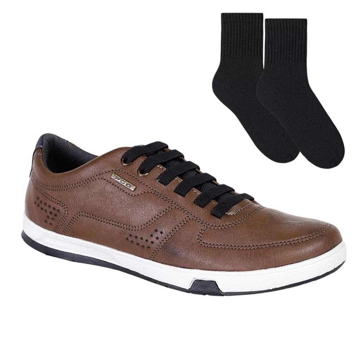 Kit Sapatênis Pegada Element Masculino + Par de M