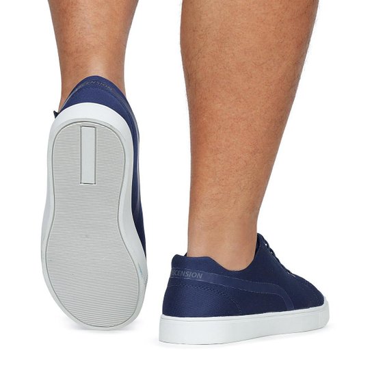 Kit Sapatênis Tenis em Lona Com Relógio Casual Conforto Masculino