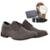 Kit Sapato Couro Legitimo Social Masculino Casual Sport + Relógio Analógico Cinto e Carteira - Cinza