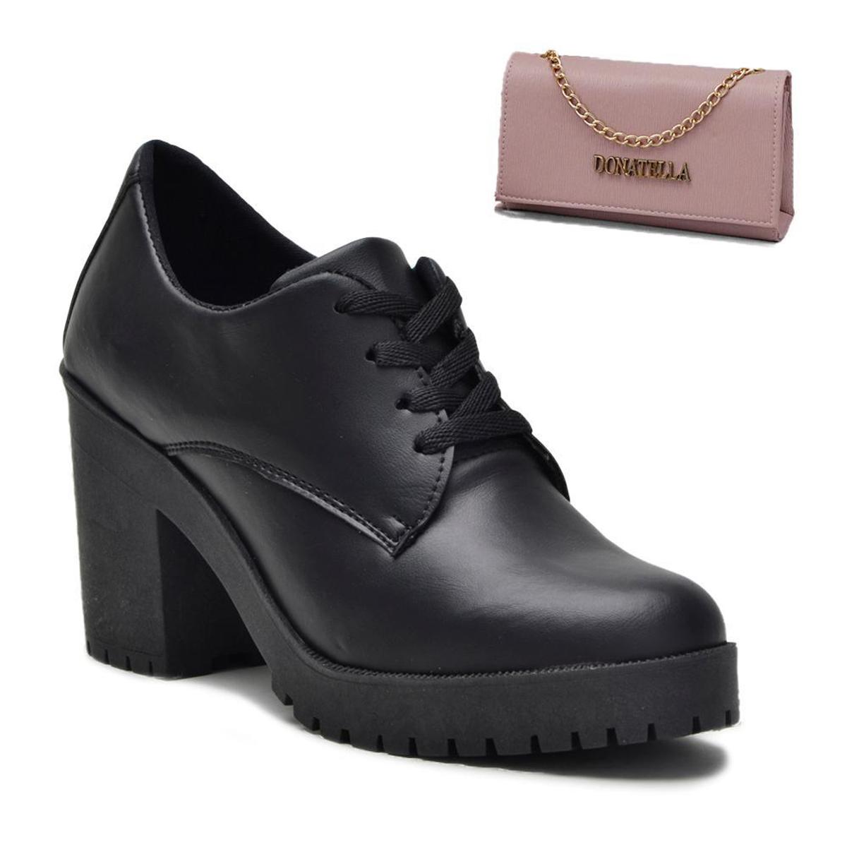 brown shoes black bolsa