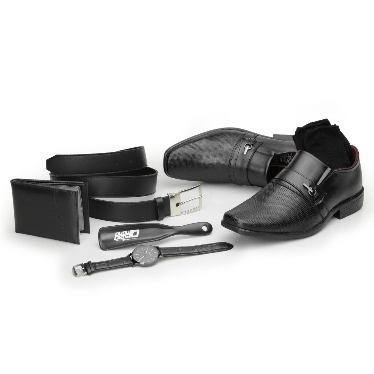 sapato preto fosco masculino