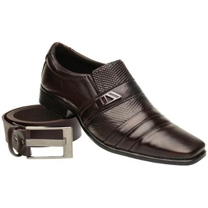 Sapato Social Couro Stefanello York Avalon Masculino | Netshoes