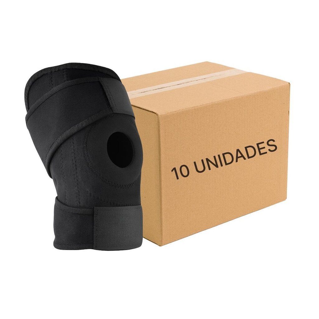 Kit Segurança Academia Proteção 10 Joelheiras Articulada Revenda