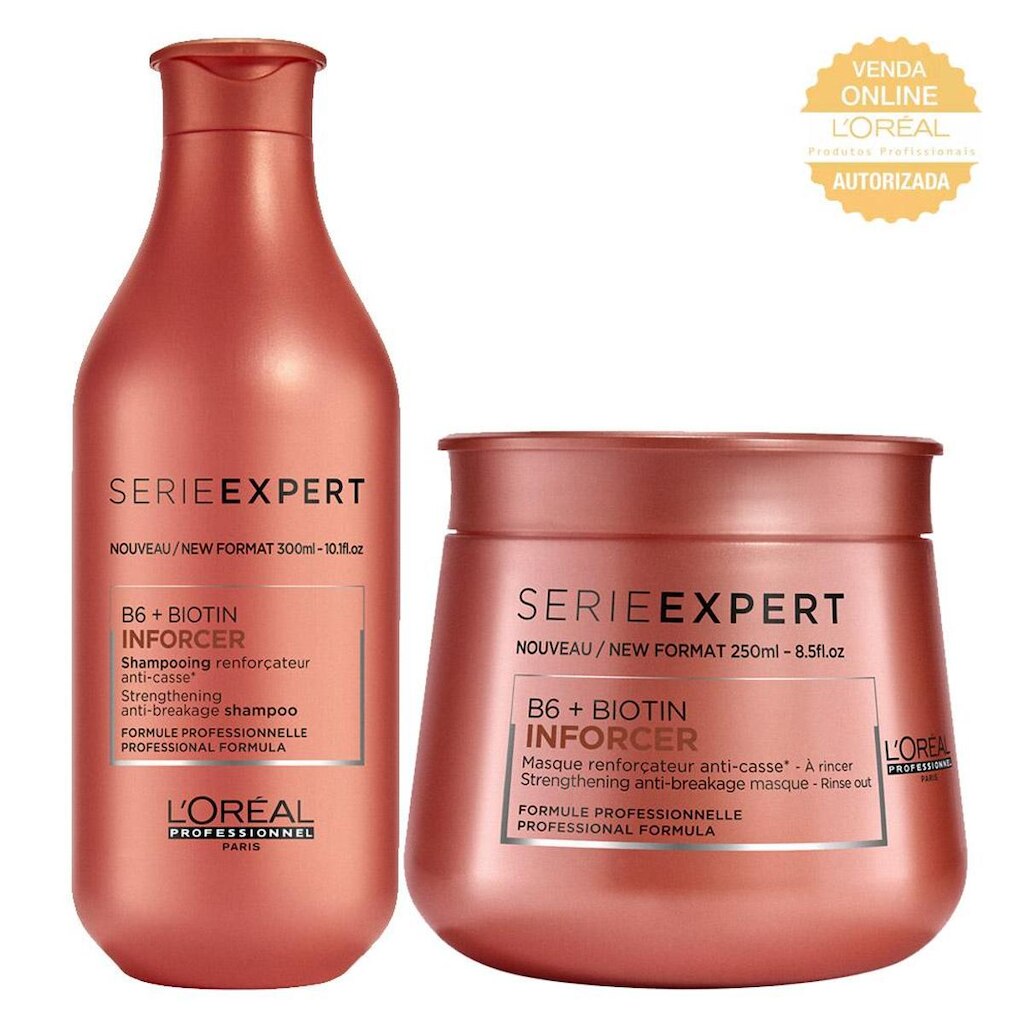 Kit Shampoo + Máscara L'Oréal Professionnel Serie Expert Inforcer