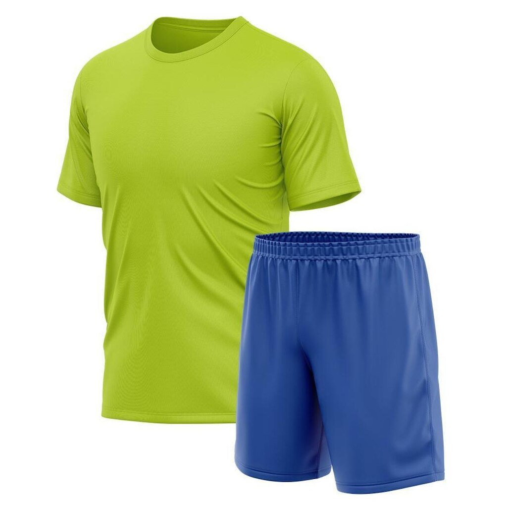 Kit Short + Camiseta Masculina Esporte Treino