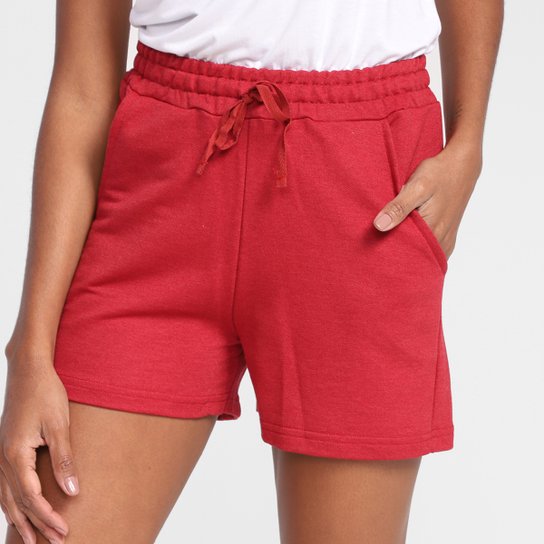 Kit Short Moletom Burn Básico Feminino 3 Peças - Vermelho+Rosa é ruim? Kit Short Moletom Burn Básico Feminino 3 Peças - Vermelho+Rosa é boa?