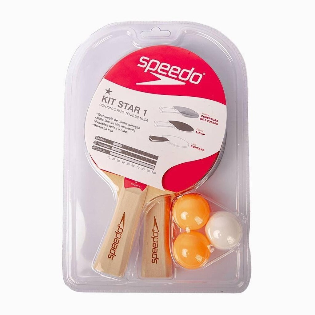 Kit Speedo de Tênis de Mesa Star 1