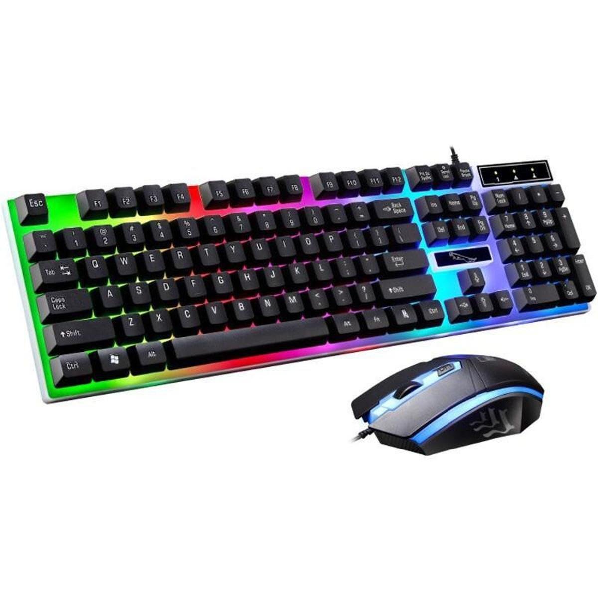 Kit Teclado e Mouse Gamer com Fio Menor preço em Kit Teclado e Mouse Gamer com Fio