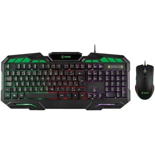 Kit Teclado e Mouse Gamer XZONE GTC-01 - Preto