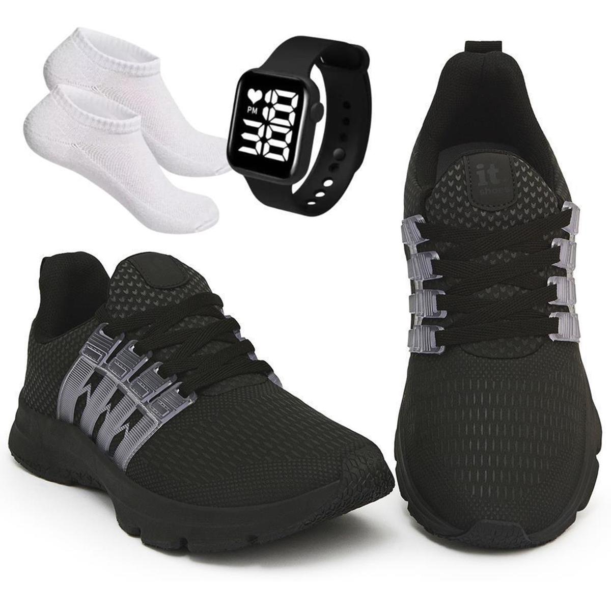 Kit Tênis Academia Masculino + Relógio Digital LED + Meia é ruim? Kit Tênis Academia Masculino + Relógio Digital LED + Meia é boa?