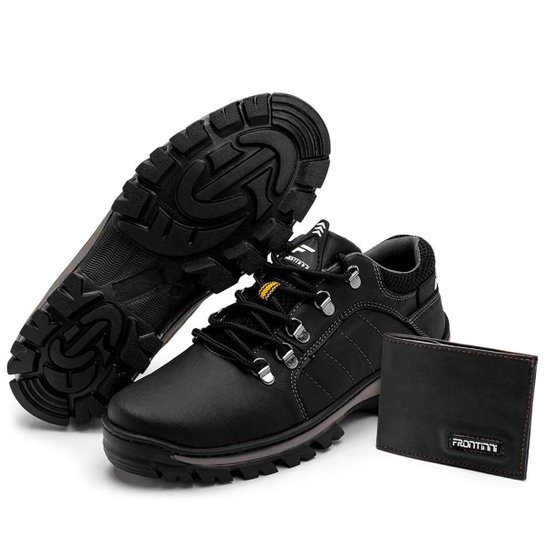 Kit Tênis Adventure + Carteira - Preto Menor preço em Kit Tênis Adventure + Carteira - Preto