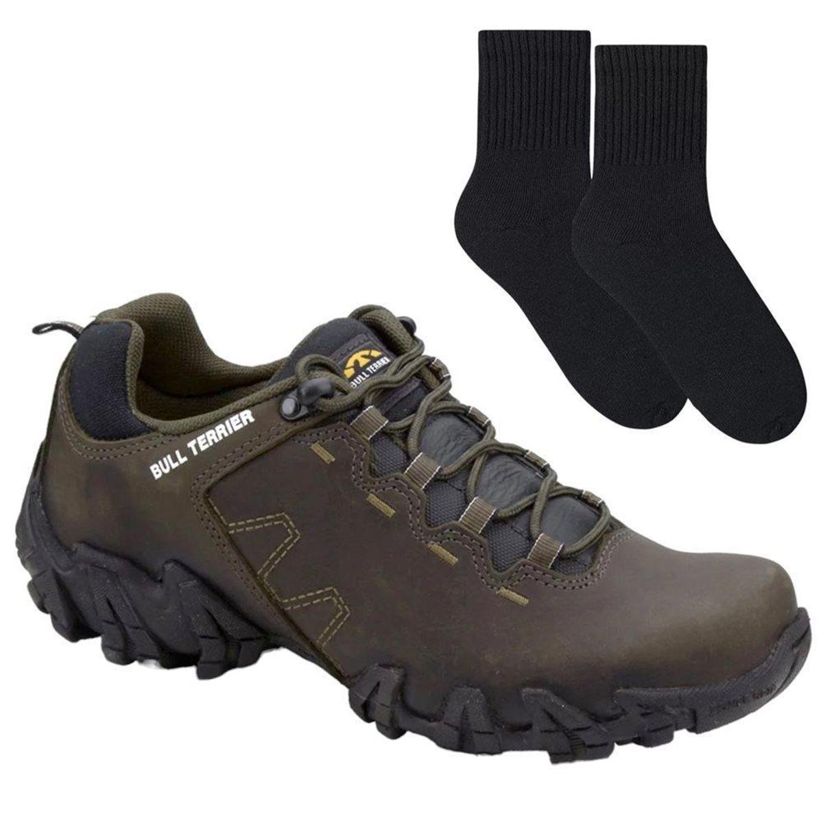 Kit Tênis Bull Terrier Ranger Low Masculino + Par Menor preço em Kit Tênis Bull Terrier Ranger Low Masculino + Par