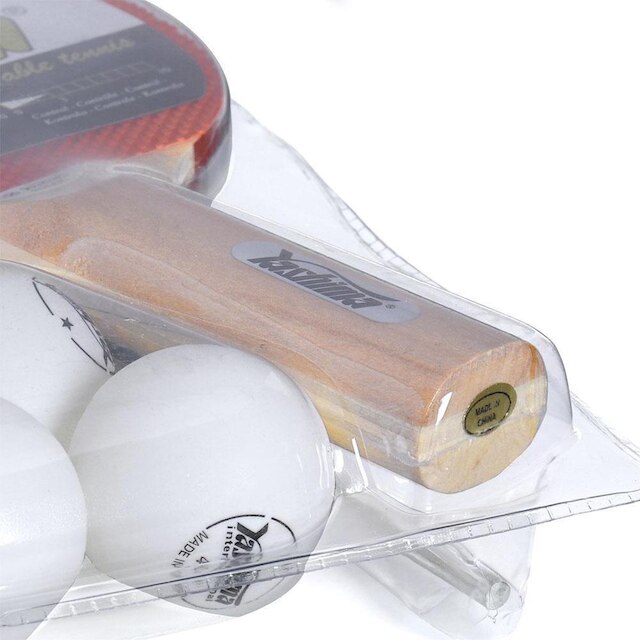 Kit Tênis de Mesa Yashima Clássica com 02 Raquetes 03 Bolas Rede e Suporte