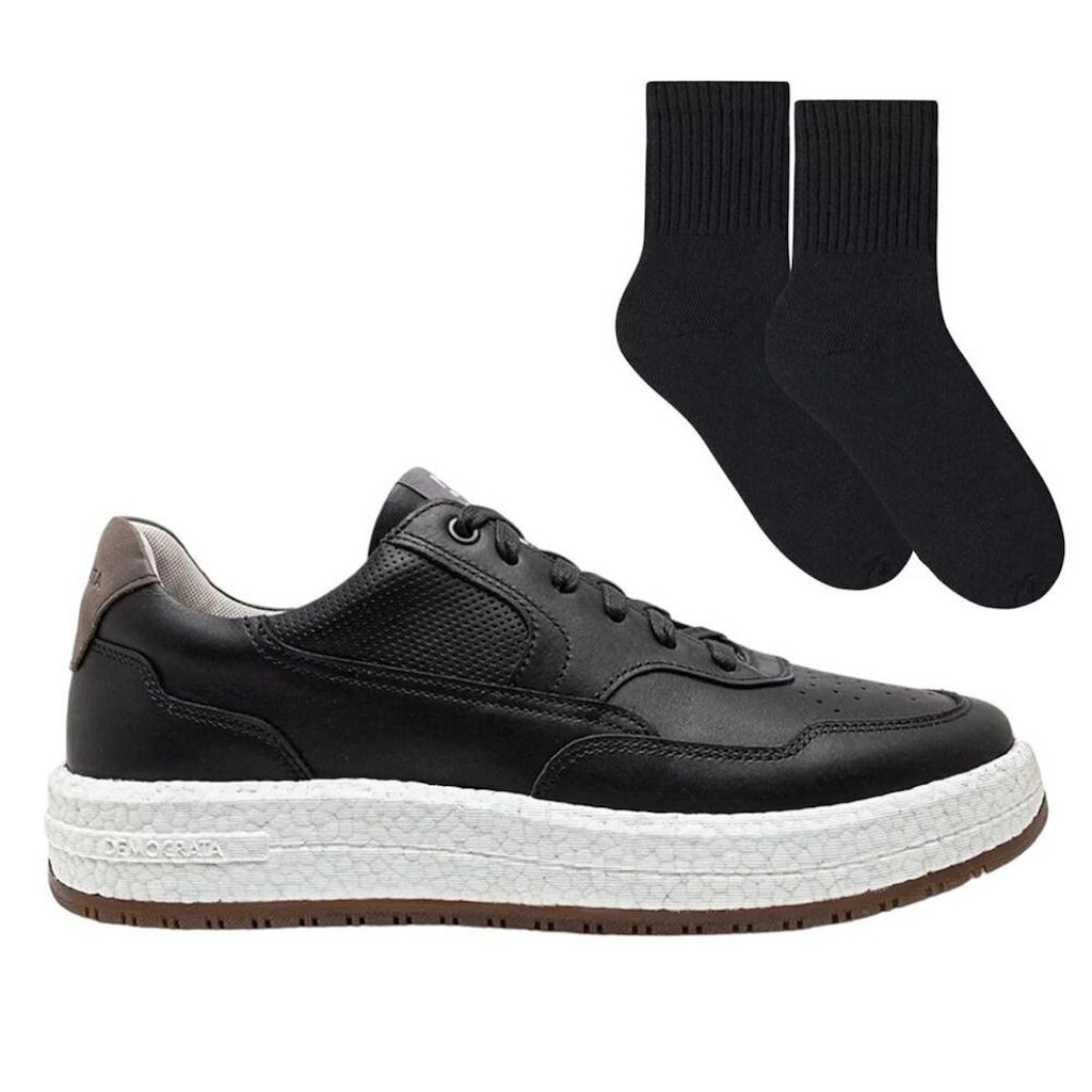 Kit Tênis Democrata Drake Pulse Masculino + Par d