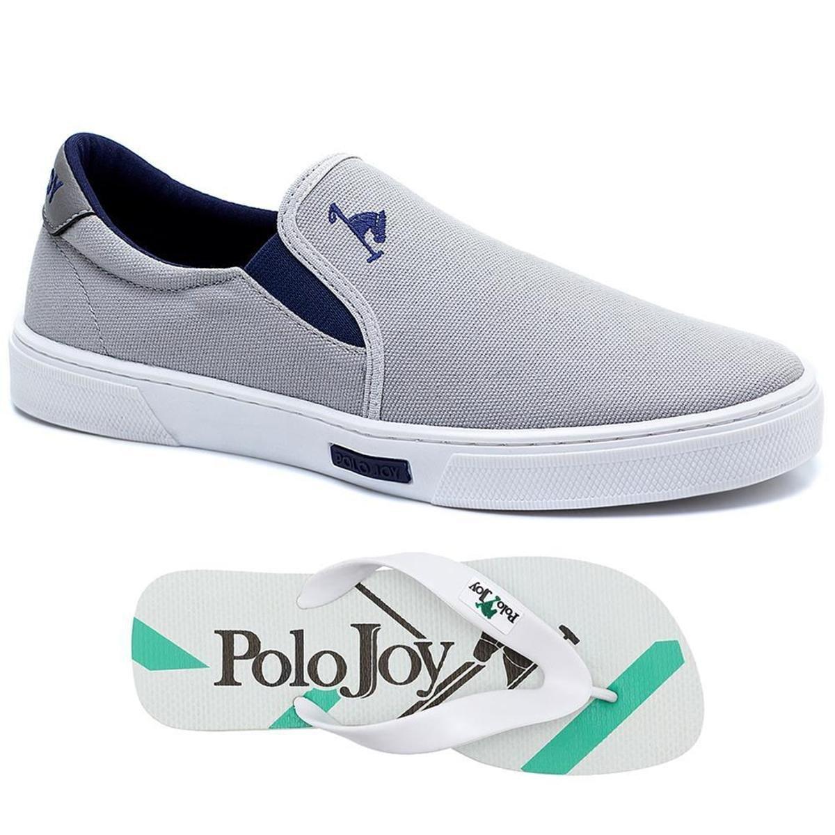 tênis iate masculino polo joy em lona