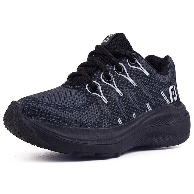 Kit Tênis Infantil De Led Casual Escolar Meninos Basico Street Jogger