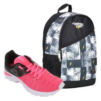 Kit Tênis Kappa Impact 2 Feminino + Mochila Holly Classic Bolt Kawai