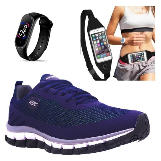 Kit Tênis Lege Total Corrida Caminhada e Treinos Leves + Pochete Slim Impermeável + Relógio Led - Azul+Verde é ruim? Kit Tênis Lege Total Corrida Caminhada e Treinos Leves + Pochete Slim Impermeável + Relógio Led - Azul+Verde é boa?