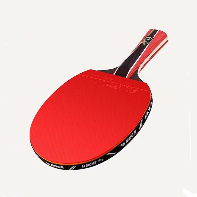 Kit Tênis Mesa Boer 4.0 Series Carbon 1 Raq 4 Estrelas