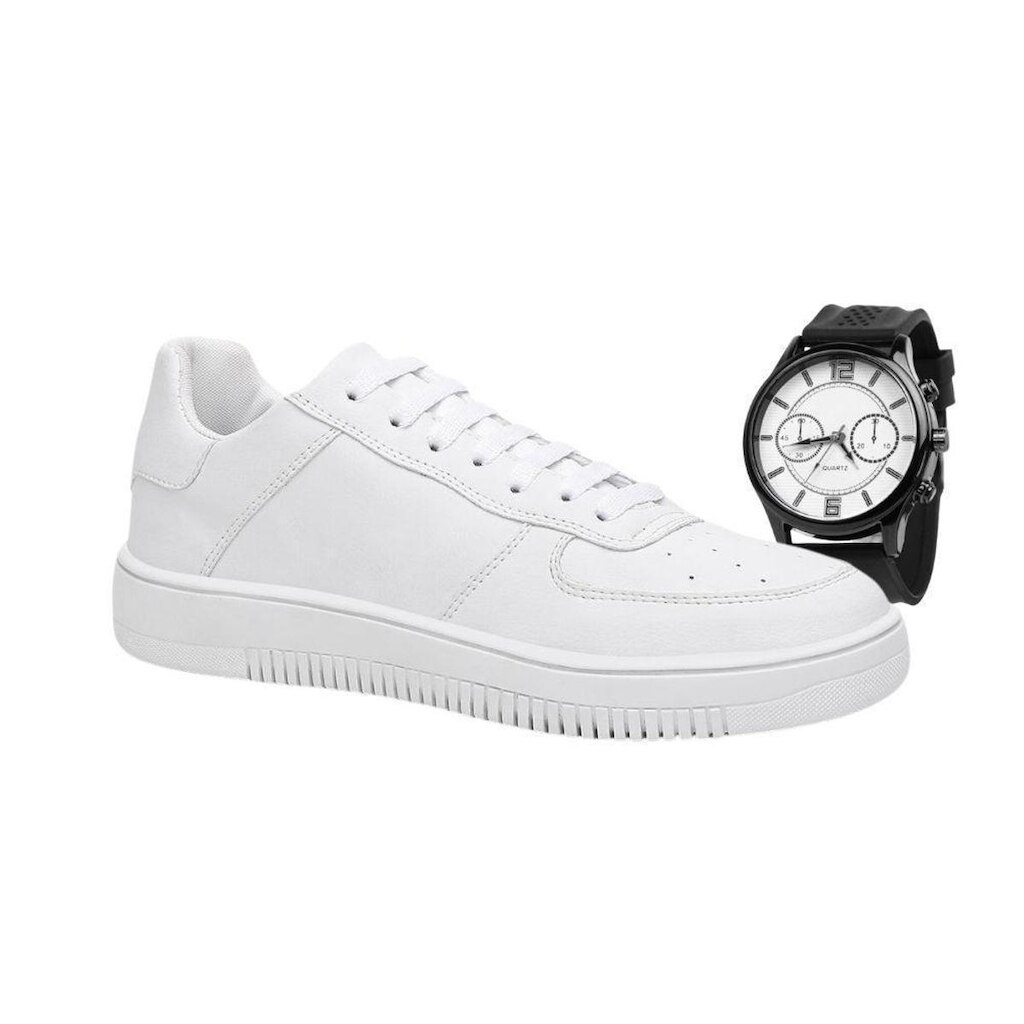 Kit Tenis Seven Brasil Sneaker + Relogio Masculino
