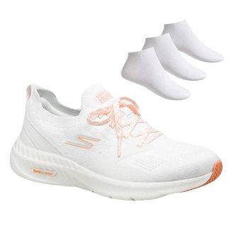 Kit Tênis Skechers Go Run Hyper Burst Feminino +