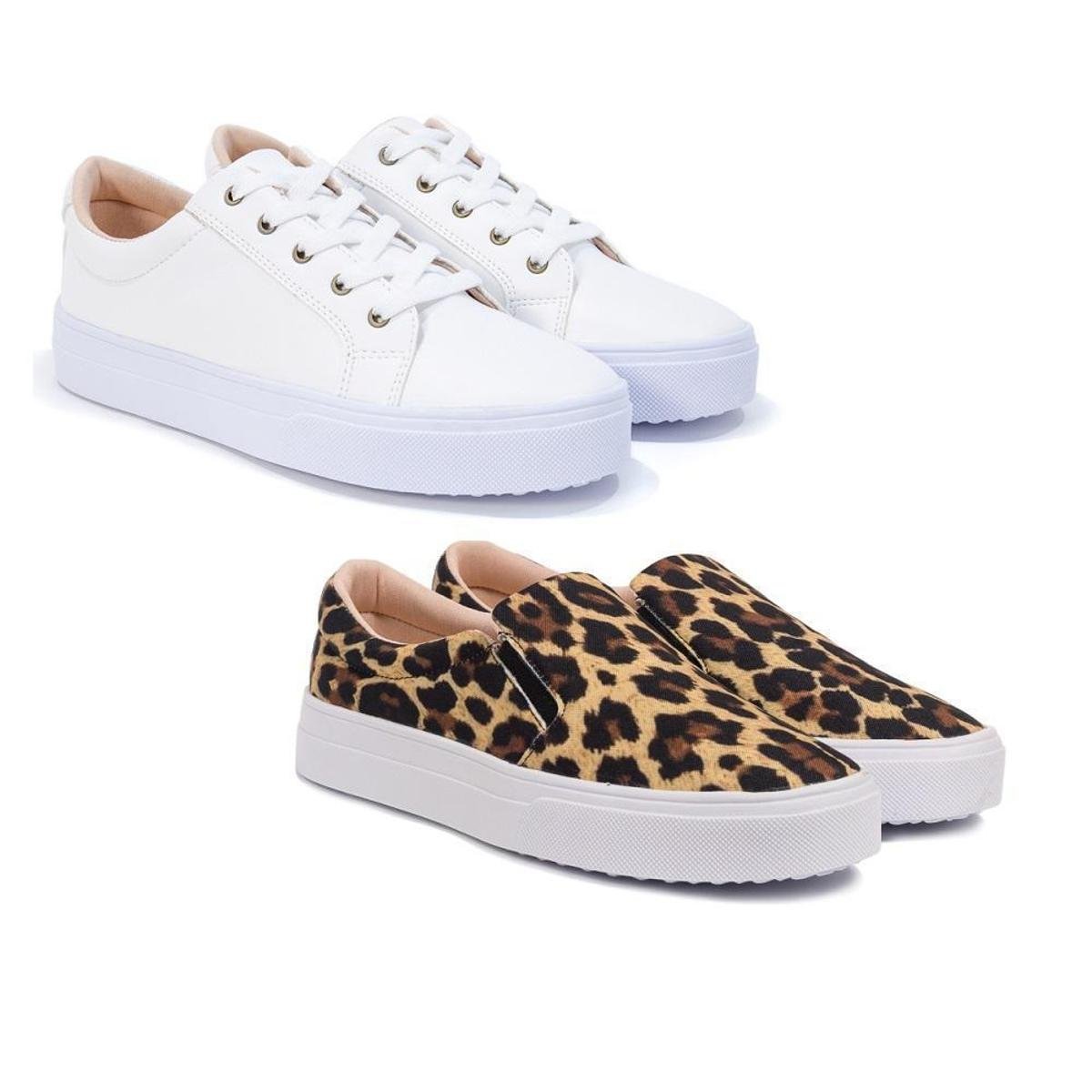 slip on onça flatform