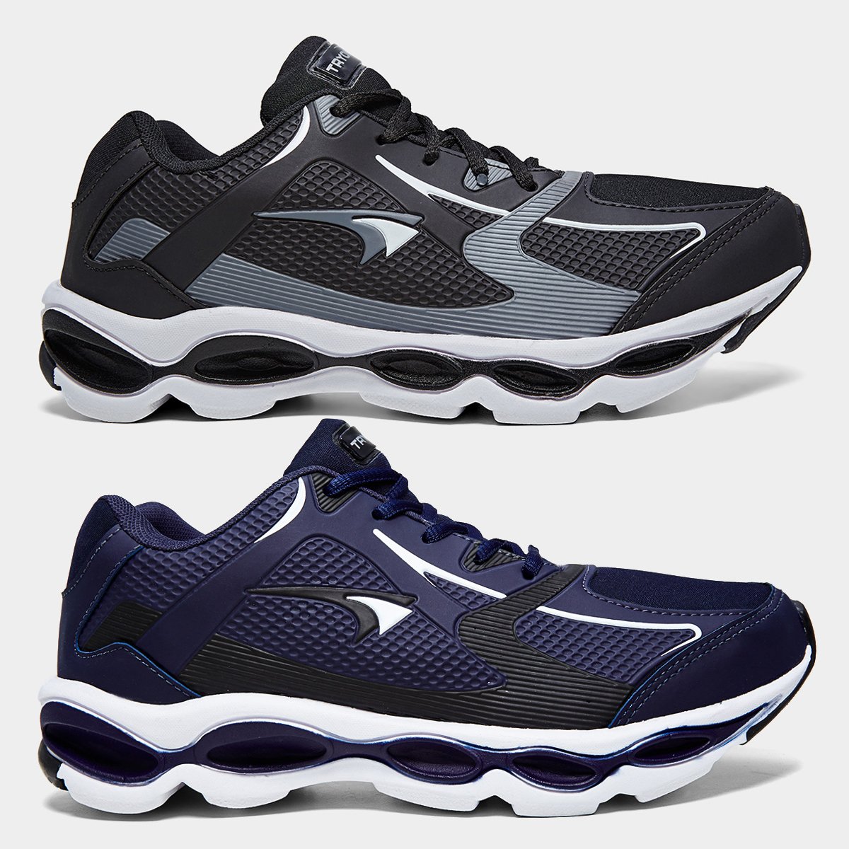 EVERYSKIN pro 2点セット Kit Tênis Tryon Impacto 2 Pares Masculino - Preto+Dourado | Netshoes
