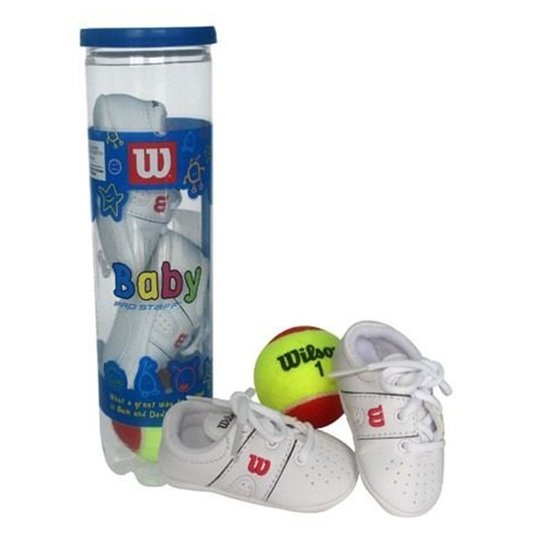 Kit Tênis Wilson Baby - Branco