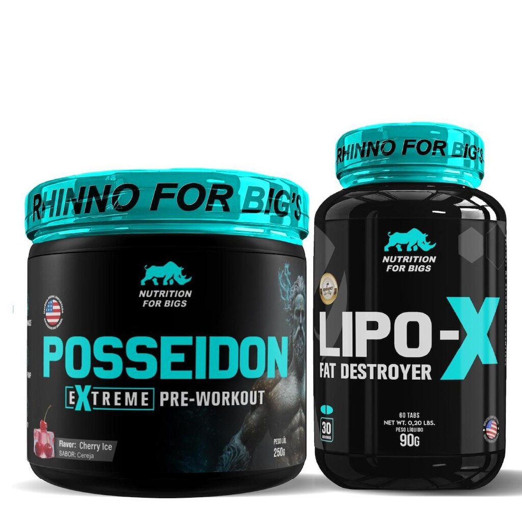 Kit Termogênico 60 Tabletes + Pré Treino Nutrition For Bigs