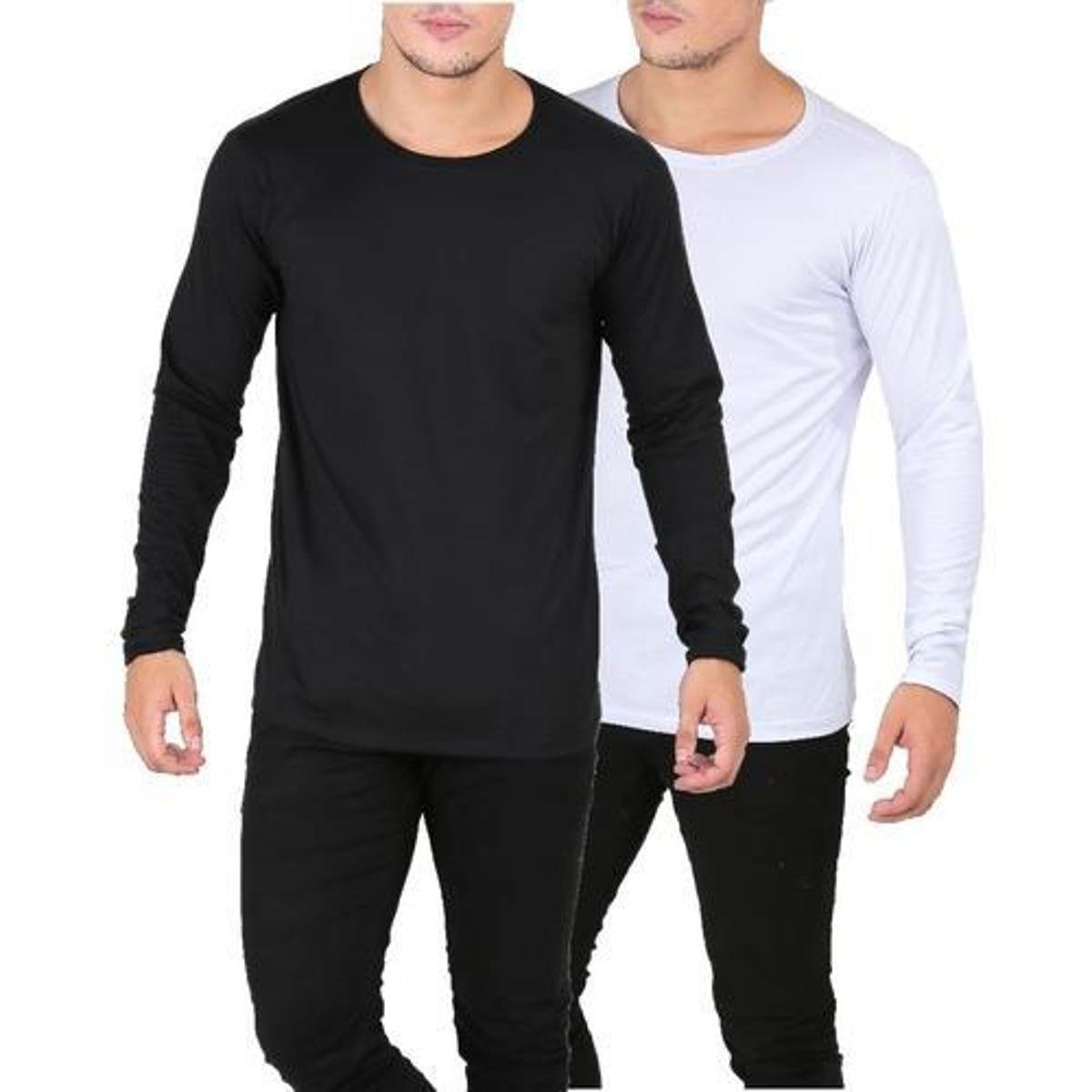 camisetas manga longa malha fria