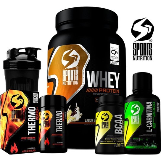 Kit Top Whey Protein 908g + Bcaa + Termogênico Extra Forte + L-carnitina 480ml. + Coqueteleira Menor preço em Kit Top Whey Protein 908g + Bcaa + Termogênico Extra Forte + L-carnitina 480ml. + Coqueteleira
