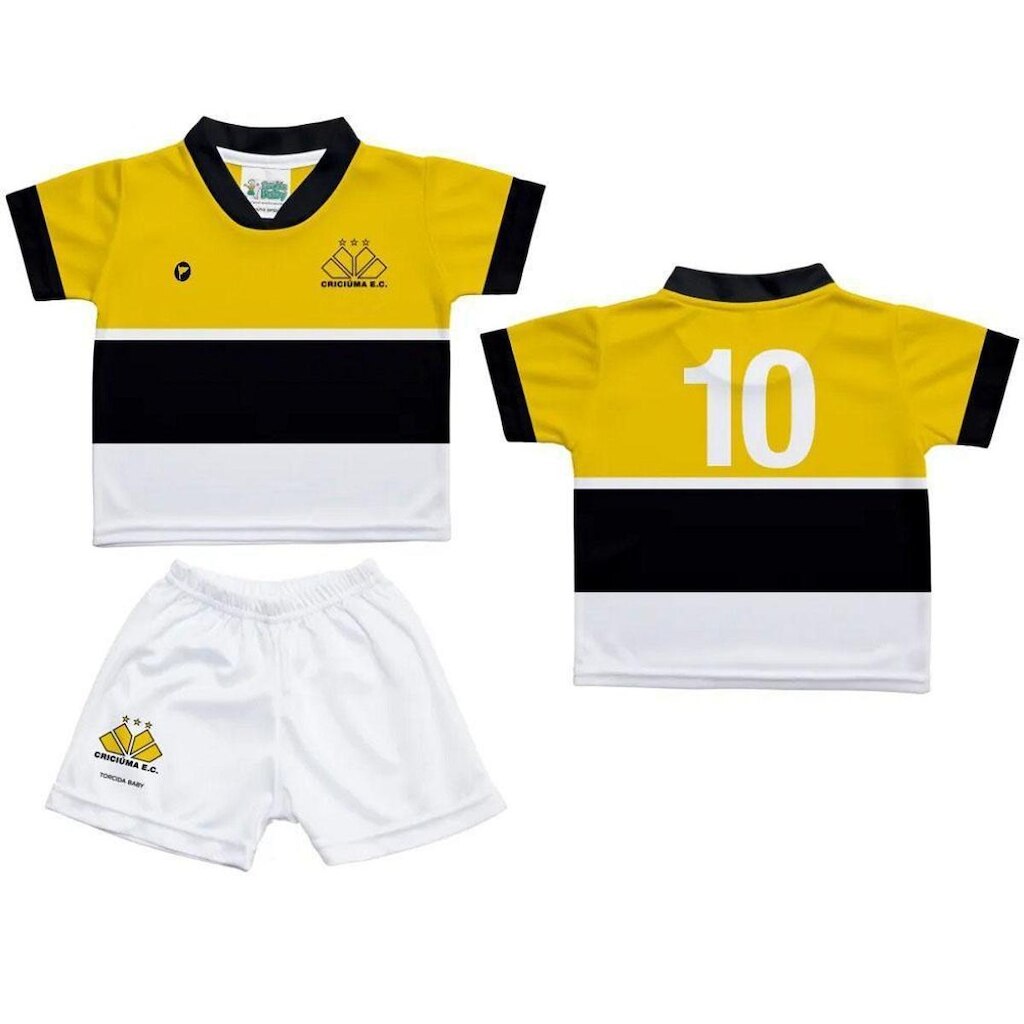 Kit Torcida Baby Criciúma Bebê 031S Infantil