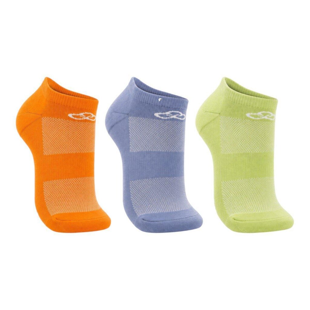 Kit Tripack Meia Olympikus Neon Cano Invisivel Feminina