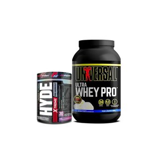 Kit Ultra Whey 900g Universal + Hyde Extreme 222g Prosupps