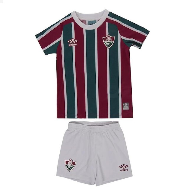 Kit Umbro Fluminense Oficial 1 2022 Infantil