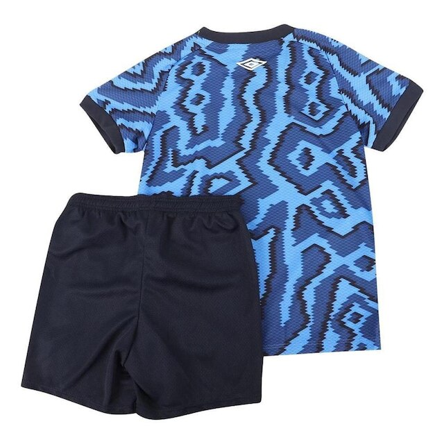 Kit Umbro Grêmio Oficial 3 2021 Infantil