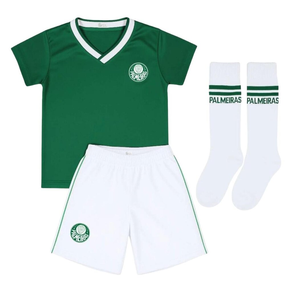 Kit Uniforme Palmeiras Revedor Infantil