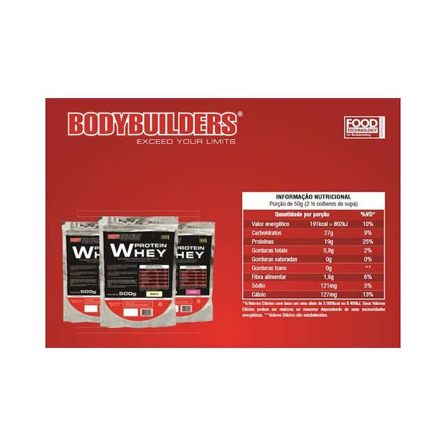Kit Waxy Mass 3 Kg + Whey Protein 454 G + BCAA 4800 120 Cáps + Coqueteleira - Bodybuilders