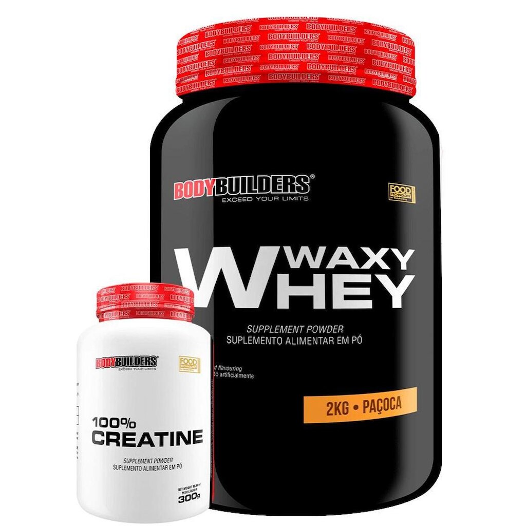 Kit Waxy whey 2kg + Creatina 300g - Bodybuilders
